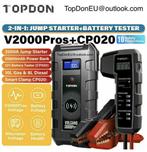 TopDon 2000 ProS batterie de démarrage tout compris, Enlèvement ou Envoi
