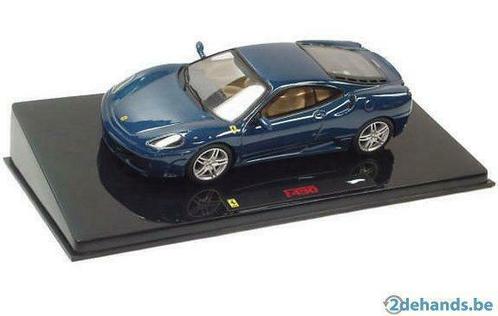 1:43 HotWheels Elite Ferrari F430 2004 donkerblauw, Hobby & Loisirs créatifs, Modélisme | Voitures & Véhicules, Neuf, Voiture