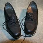 Zwarte dames schoenen leder dain Finest maat 39, Schoenen met lage hakken, Zwart, Ophalen of Verzenden, Zo goed als nieuw