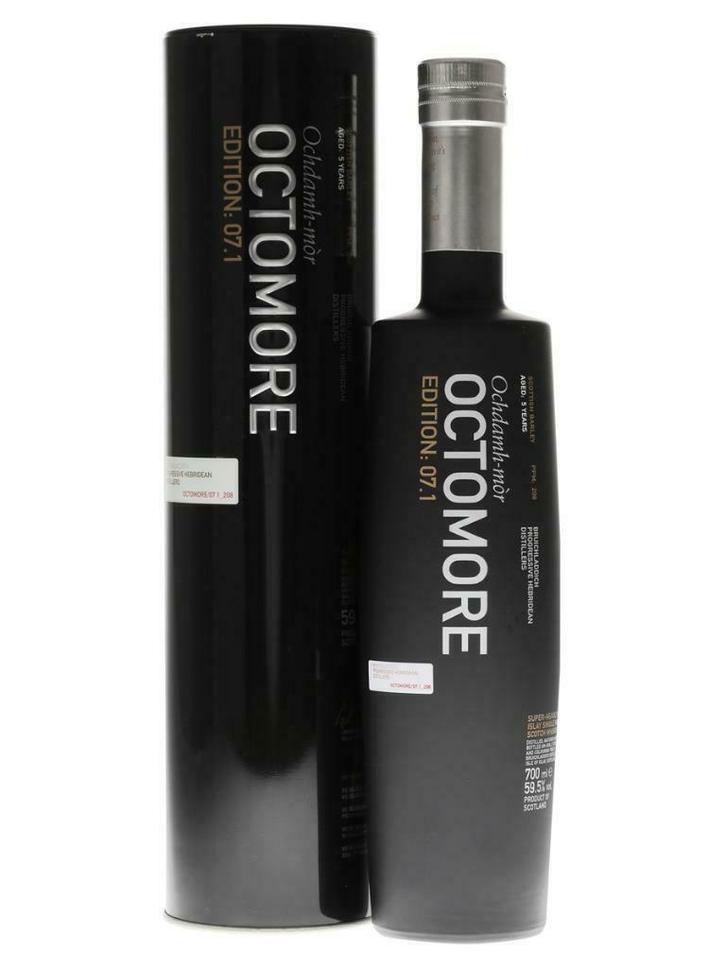bruichladdich octomore 7.1 5 jaar, Verzamelen, Wijnen, Nieuw, Vol, Ophalen of Verzenden