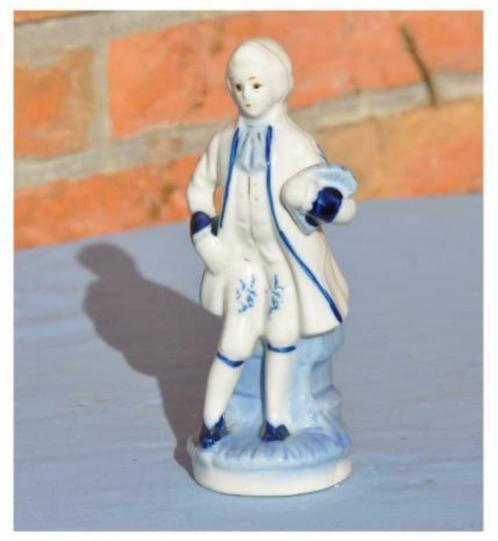§statue marquis blanc et bleu, Antiquités & Art, Curiosités & Brocante, Enlèvement ou Envoi