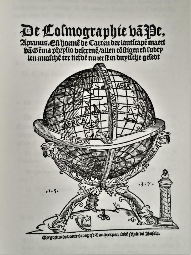 Bio-Bibliographie de Gemma Frisius [Géographe belge] - 1966, Boeken, Atlassen en Landkaarten, Gelezen, Overige typen, Wereld, Voor 1800