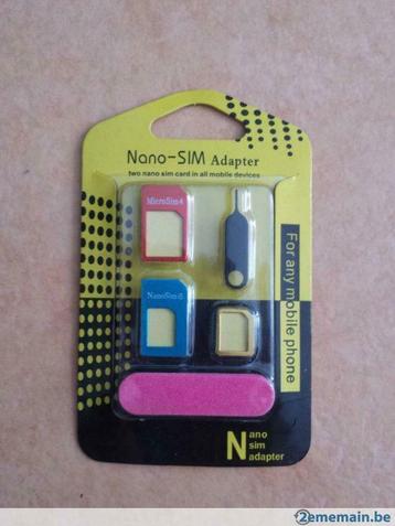 Adaptateur SIM, Télécoms, Neuf, Carte Sim