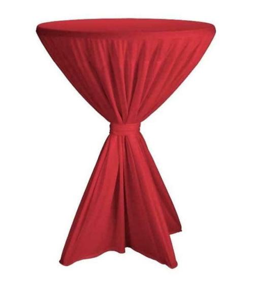 12 rode tafelhoezen met lint voor tafels 80 cm, Hobby en Vrije tijd, Feestartikelen, Ophalen