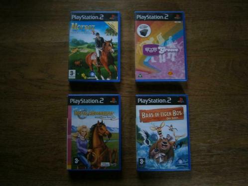 4 Ps2 games  Horsez ,Barbie,Baas in eigen huis,eye toy, Games en Spelcomputers, Games | Sony PlayStation 2, Zo goed als nieuw