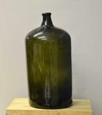 Très grande bouteille ancienne en verre soufflé, Enlèvement