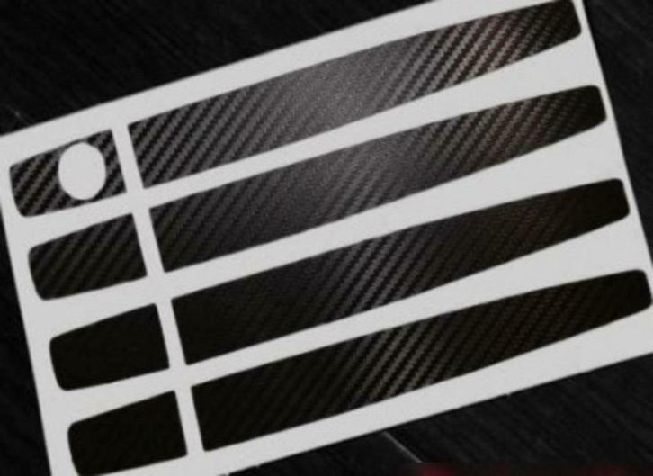 Chevrolet Deurgreep Stickers, Carbon Look, Nieuw!, Auto-onderdelen, Overige Auto-onderdelen, Chevrolet, Buick, Smart, Nieuw, Ophalen of Verzenden