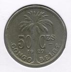 8034 * CONGO BELGE - ALBERT I * 50 cents 1929fr * Pr., Envoi
