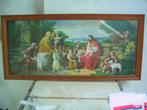 Kader met bijbels tafereel, Huis en Inrichting, Ophalen, Gebruikt, 50 tot 75 cm, 125 cm of meer