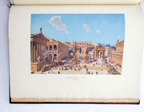[Rome] Le Forum Romain et la Voie Sacrée 1905 Hoffbauer, Antiquités & Art, Antiquités | Livres & Manuscrits, Enlèvement ou Envoi