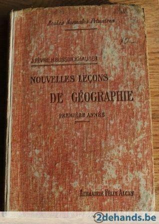 Nouvelles leçons de géographie - 1921, Antiek en Kunst, Antiek | Boeken en Manuscripten