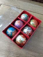 6 boules de Noël dans leur boîte - D 5cm, Enlèvement ou Envoi