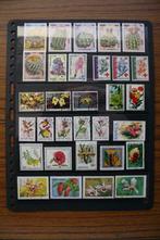 lot postzegels thema: bloemen, Ophalen of Verzenden, Gestempeld, Dier of Natuur