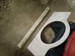 Sanitair marmer tablet, Ophalen, Gebruikt, Steen, Wastafel