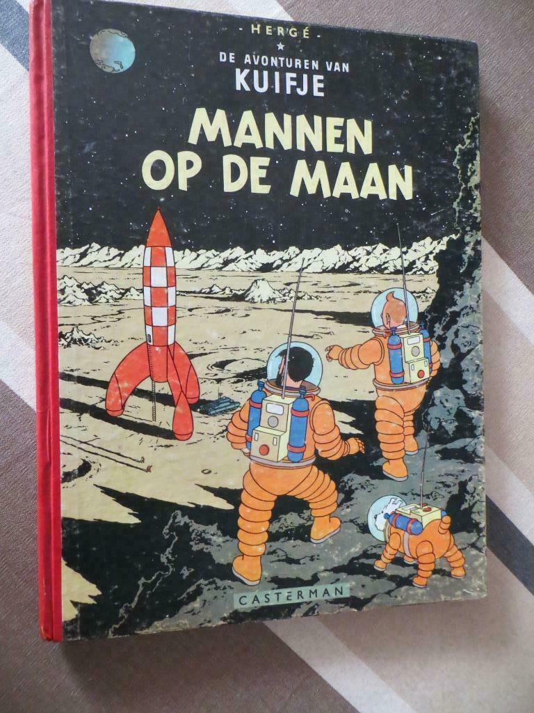 Hergé : 5 oude Kuifjes HC met linnen rug 2e en 3e druk, Livres, BD, Utilisé, Plusieurs BD, Enlèvement ou Envoi