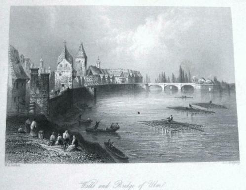 The Danube 1844 William Beattie Donau Balkan, Antiek en Kunst, Antiek | Boeken en Manuscripten, Ophalen of Verzenden