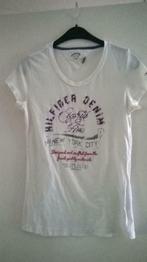 tommy hilfiger dames t-shirt maat medium, Gedragen, Maat 38/40 (M), Ophalen of Verzenden, Wit