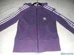 Cardigan Adidas violet en taille 158-164, Fille, Pull ou Veste, Utilisé, Enlèvement ou Envoi