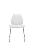 KARTELL MAUI STOEL WIT ZINK, Ophalen, Gebruikt