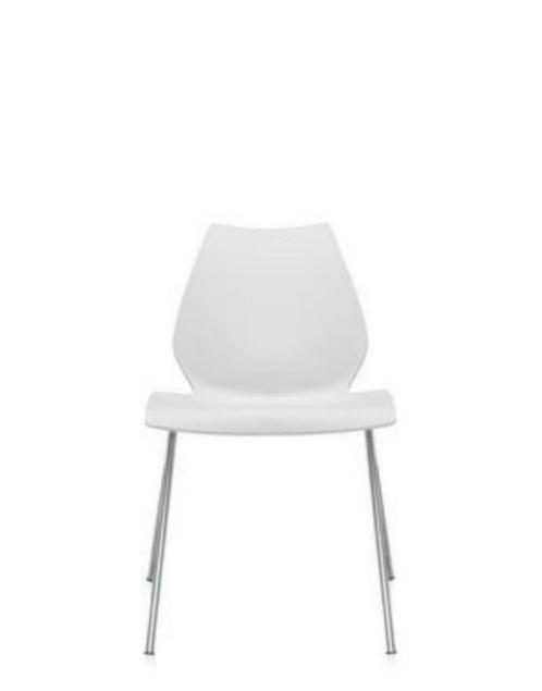 KARTELL MAUI STOEL WIT ZINK, Huis en Inrichting, Fauteuils, Gebruikt, Ophalen