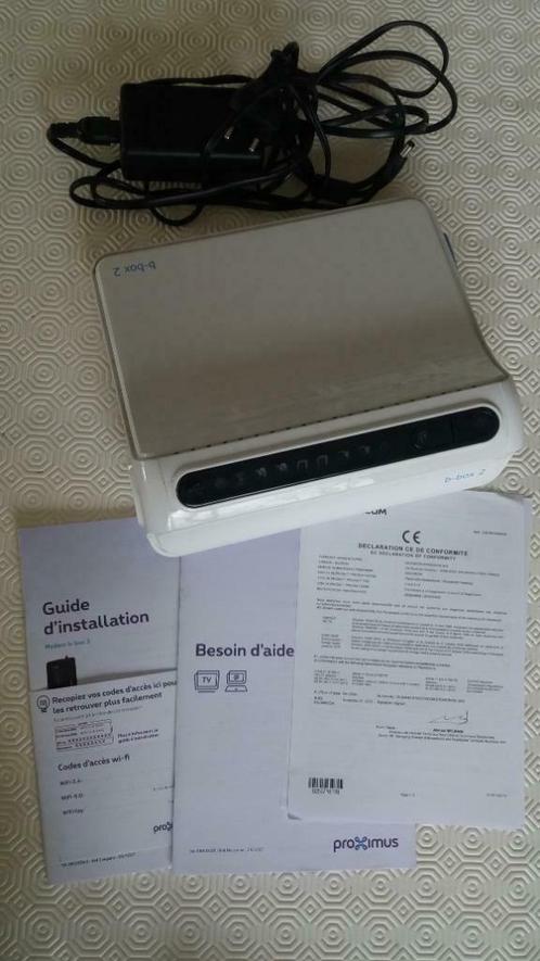 Modem b box2 complet, Informatique & Logiciels, Routeurs & Modems, Utilisé, Enlèvement ou Envoi