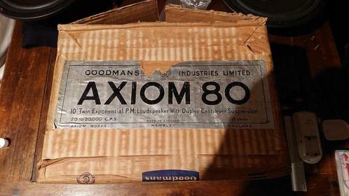 Haut parleur (1) AXIOM 80 de GOODMANS Neuf dans sa boîte, Audio, Tv en Foto, Luidsprekerboxen, Zo goed als nieuw, Ophalen