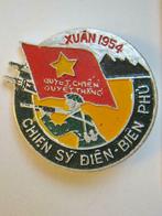 Militaria communistische medaille 1954 Dien Bien Phu F398, Verzamelen, Ophalen of Verzenden, Overige soorten, Lintje, Medaille of Wings