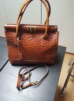 handtas in leer, cognac kleur, Ophalen, Nieuw, Bruin, Handtas