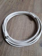 Câble coaxial antenne avec 2 prises, 5,5m, TV, Hi-fi & Vidéo, Câbles audio & Câbles de télévision, Enlèvement ou Envoi, Comme neuf