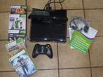 XBOX 360 + capteur Kinect + 5 jeux, Comme neuf, Avec 1 manette, Enlèvement ou Envoi, Avec jeux