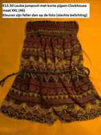 Leuke jumpsuit met korte pijpen Clockhouse maat XXL, Overige kleuren, Maat 46/48 (XL) of groter, Nieuw, Ophalen of Verzenden