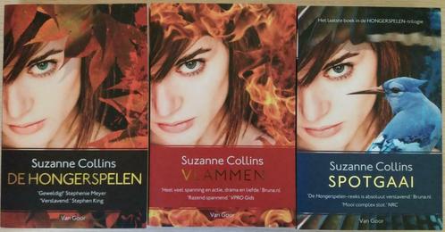 De Hongerspelen, Vlammen & Spotgaai, Suzanne Collins, Boeken, Science fiction, Zo goed als nieuw, Ophalen of Verzenden