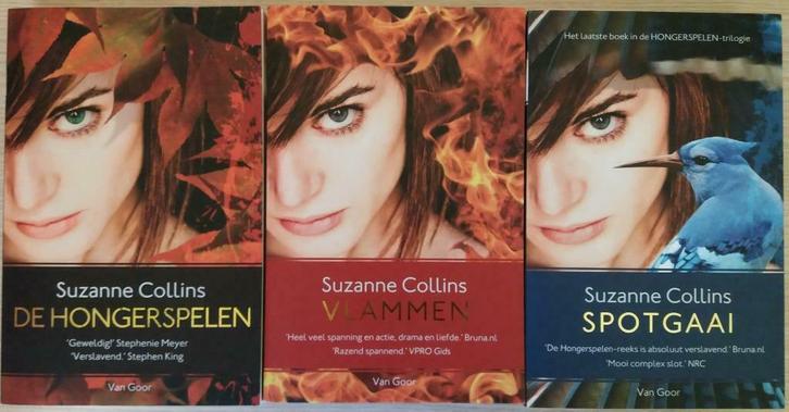 De Hongerspelen, Vlammen & Spotgaai, Suzanne Collins, Livres, Science-fiction, Comme neuf, Enlèvement ou Envoi