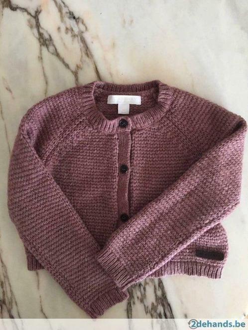 Designer cardigan Burberry  maat 98 ( 3 j), Kinderen en Baby's, Kinderkleding | Maat 98, Gebruikt, Meisje, Trui of Vest, Verzenden