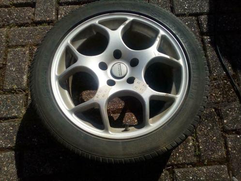 4 aluminium velgen Titanium 17 inch, Auto-onderdelen, Banden en Velgen, Banden en Velgen, All Season, 17 inch, 235 mm, Personenwagen