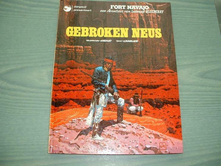 strip blueberry nr 21 "gebroken neus" hardcover 1e druk, Boeken, Stripverhalen, Zo goed als nieuw, Eén stripboek, Ophalen of Verzenden