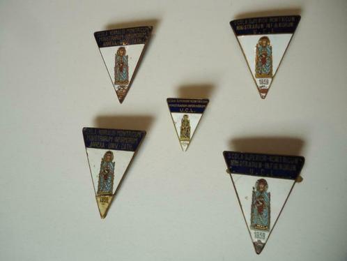 1939 5x médaille école d'infirmières sedes sapientiae Louvai, Timbres & Monnaies, Pièces & Médailles, Enlèvement ou Envoi