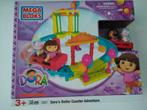 Dora 's Roller Coaster Adventure (Mega Bloks), Ophalen of Verzenden, Zo goed als nieuw, Megabloks