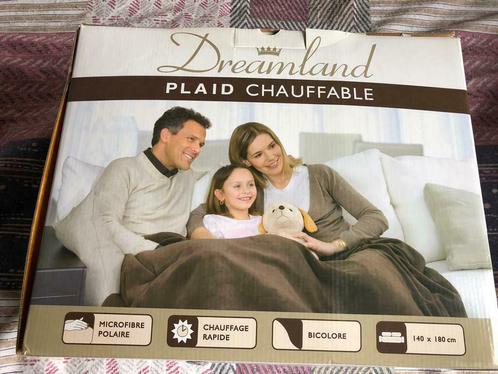 Dreamland tweekleurige verwarmde deken, Huis en Inrichting, Woonaccessoires | Plaids en Woondekens, Nieuw