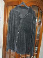 Chemisier velours noire longue manche Jackpot, Kleding | Dames, Ophalen of Verzenden, Gedragen, Maat 42/44 (L), Zwart