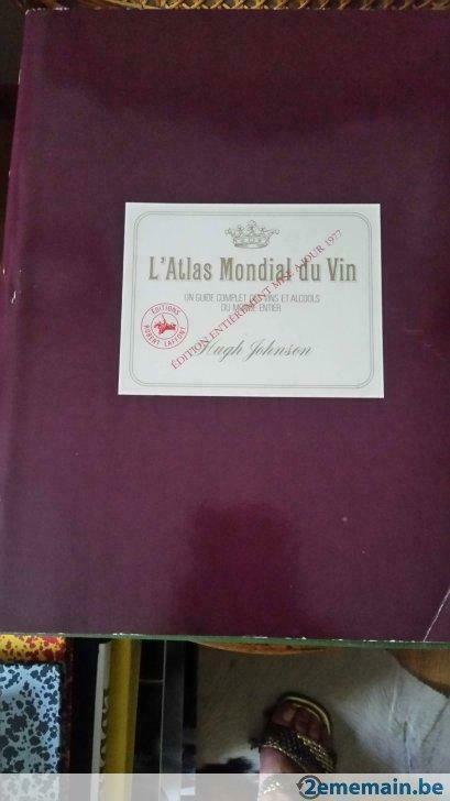 Livre "l'Atlas Mondial du Vin", Boeken, Kookboeken, Gelezen, Verzenden