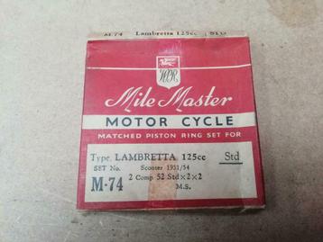 Segments de piston Lambretta 125 cc, segments, Enlèvement ou Envoi