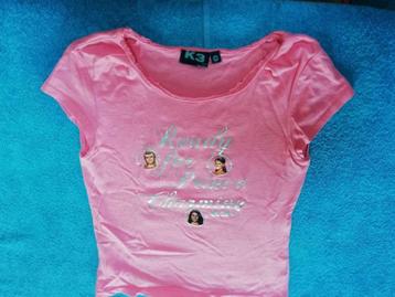 T-shirt rose JBC taille 128 K3, Enlèvement ou Envoi, Chemise ou À manches longues, JBC, Utilisé
