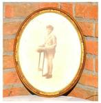 § petit cadre bois couleur bronze doré photo adolescent, Maison & Meubles, Bois, Moins de 50 cm, Utilisé, Moins de 50 cm