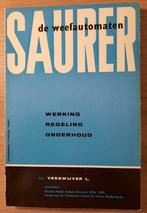 Saurer; de weefautomaten (werking, regeling, onderhoud), Livres, Technique, Utilisé, Enlèvement ou Envoi, Génie mécanique