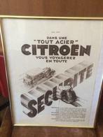 Citroën affiche ingekaderd., Ophalen of Verzenden, Nieuw
