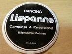 oude sticker klemskerke de haan dancing lispanne campings a., Collections, Autocollants, Envoi, Neuf