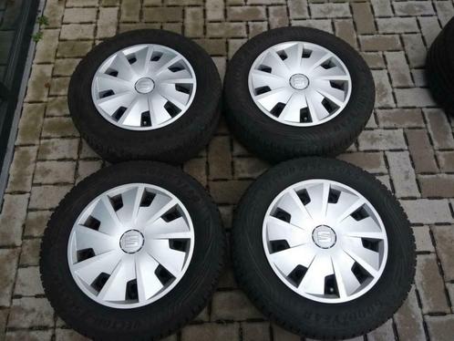 Winterbanden Seat Leon 15inch 5x112 5&7mm profiel, Auto-onderdelen, Banden en Velgen, Band(en), Winterbanden, 15 inch, 195 mm