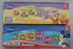 2 Domino's"Mickey Mouse & Winnie The Pooh" van Disney., Hobby & Loisirs créatifs, Jeux de société | Autre, Utilisé, Enlèvement ou Envoi