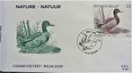 FDC- BELGIË-  EENDEN, Postzegels en Munten, Ophalen of Verzenden, Dier of Natuur, Gestempeld